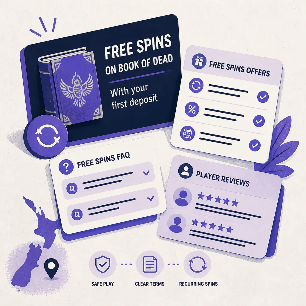 Casino Days Free Spins NZ – Free Spins Bonus 2026 visual guide for Casino Days